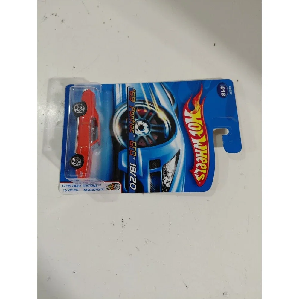 NIP Hot Wheels 05 First Edition 1:64 DieCast 1969 Pontiac Judge GTO Muscle Car B